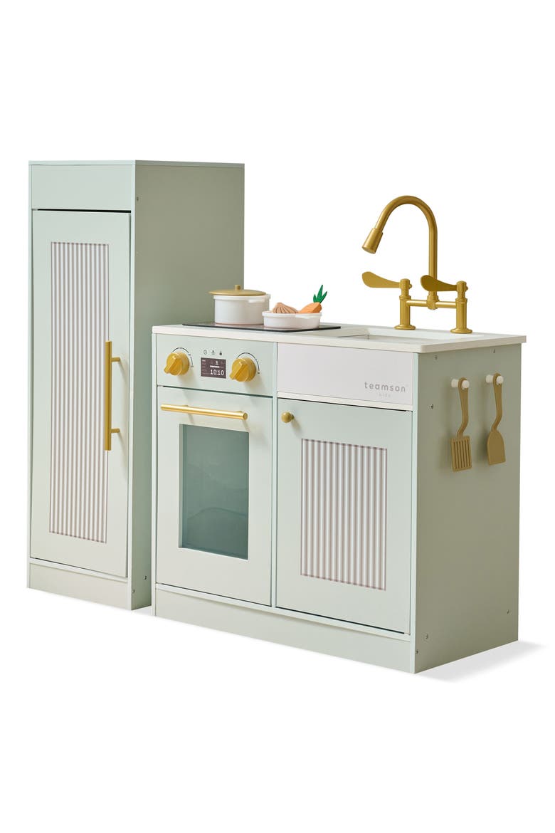 Little Chef Chester Play Kitchen & Accessories, Main, color, GREEN