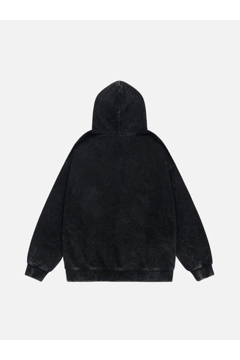 Abstract Graphic Hoodie, Alternate, color, Black