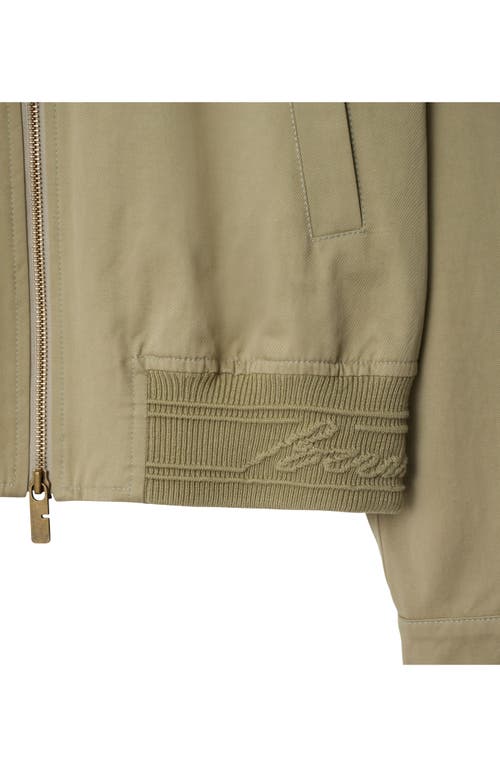 Burberry Harrington Cursive Hem Jacket In Skylark