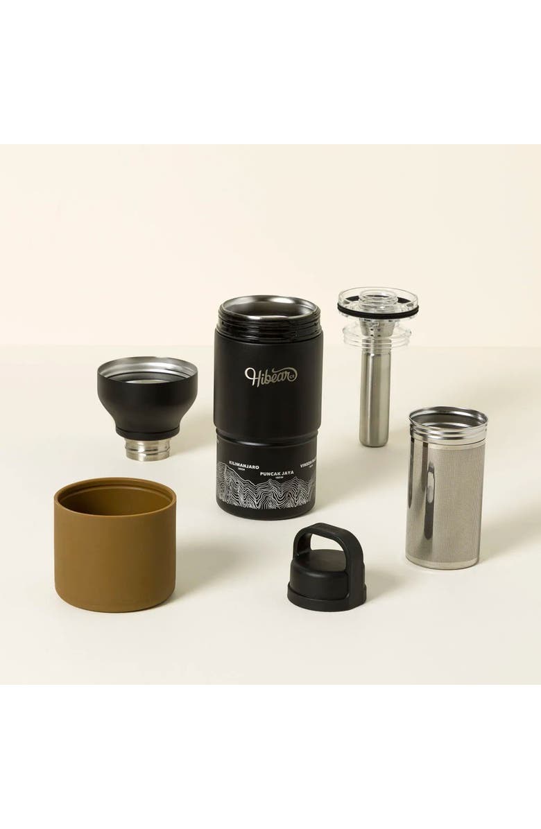 Uncommon Goods 6-in-1 Adventure Flask by Hibear, Alternate, color, Black / Brown