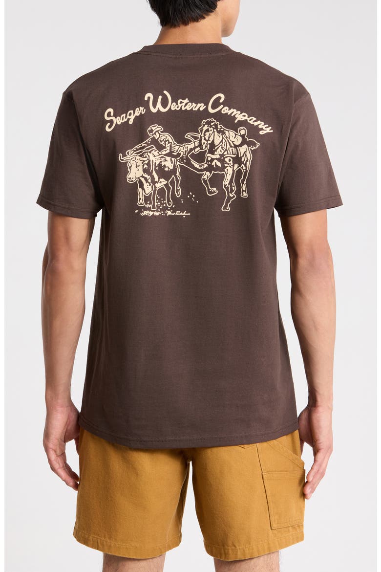 Los Rios Graphic T-Shirt, Alternate, color, JAVA