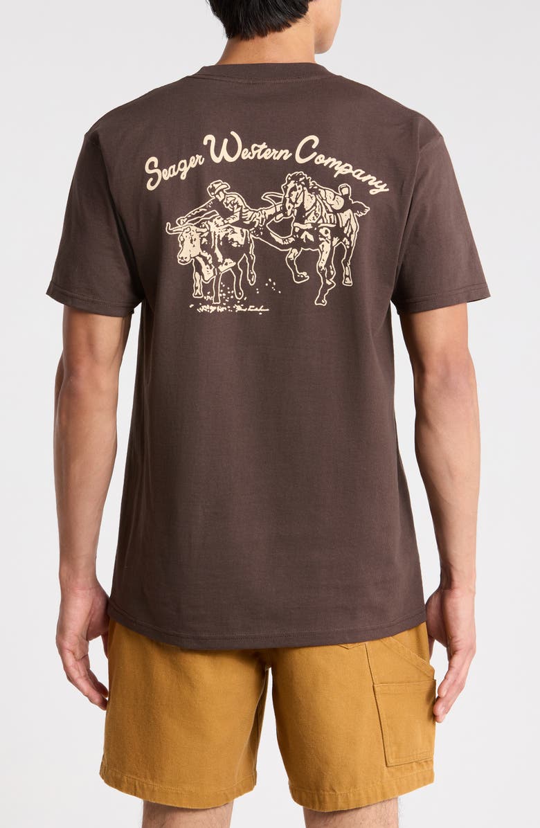 Seager Co Los Rios Graphic T-Shirt, Alternate, color, Java