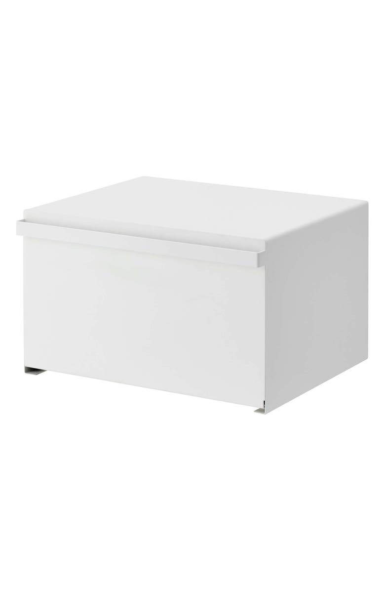 Yamazaki Steel Bread Box, Main, color, White