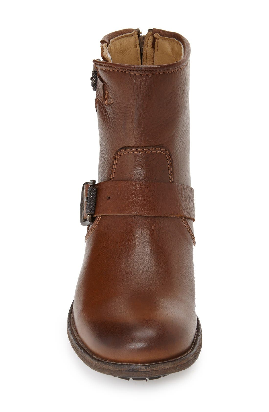 'Tyler Engineer' Short Boot, Alternate, color, COGNAC