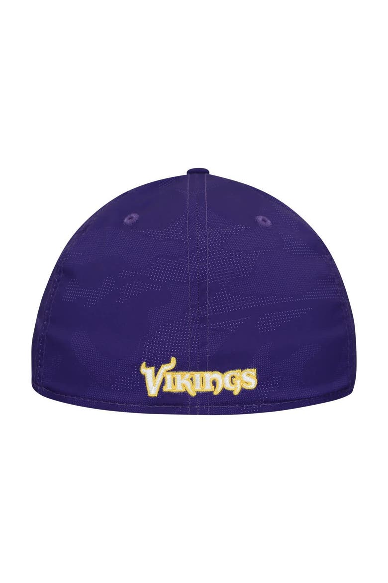 Men's New Era  Purple Minnesota Vikings Tonal Camo 39THIRTY Stretch Fit Hat, Alternate, color, Purple