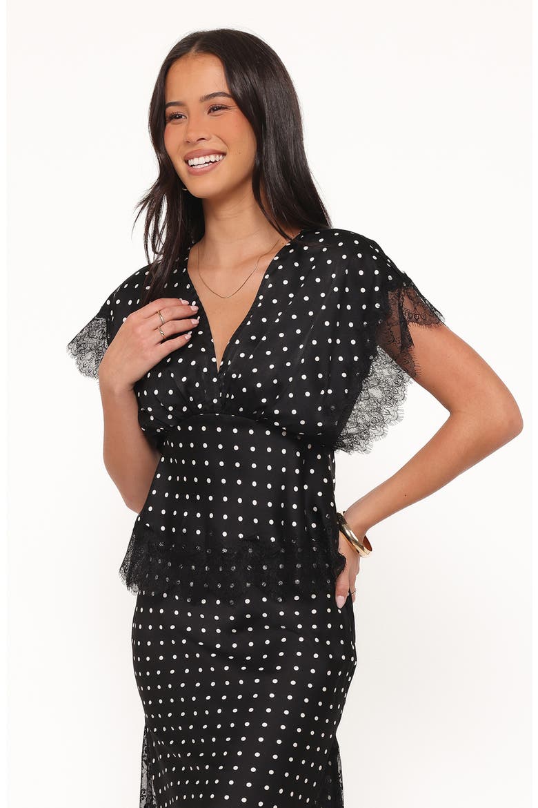 Ailbhe Top, Alternate, color, BLACK POLKA DOT