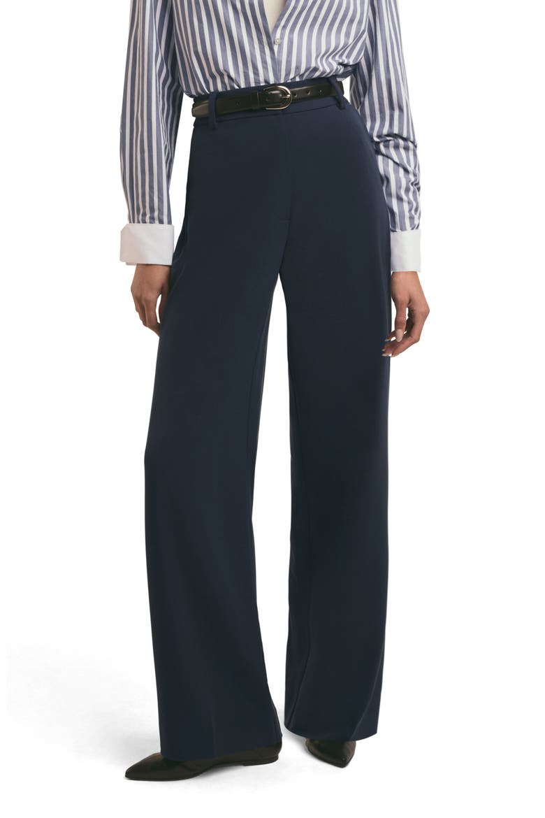 The Fiona High Waist Wide Leg Pants, Main, color, NAVY