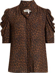 FRAME The Gillian Silk Top