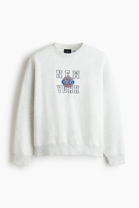 Oversized printed sweatshirt