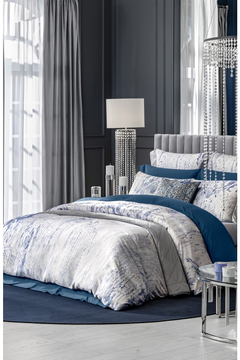 Wilonna duvet cover, Alternate, color, Blue