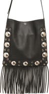 Valentino Garavani Medium Nellcôte Fringe Stud Crossbody Bag