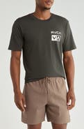 RVCA Glitch Cotton Graphic T-Shirt