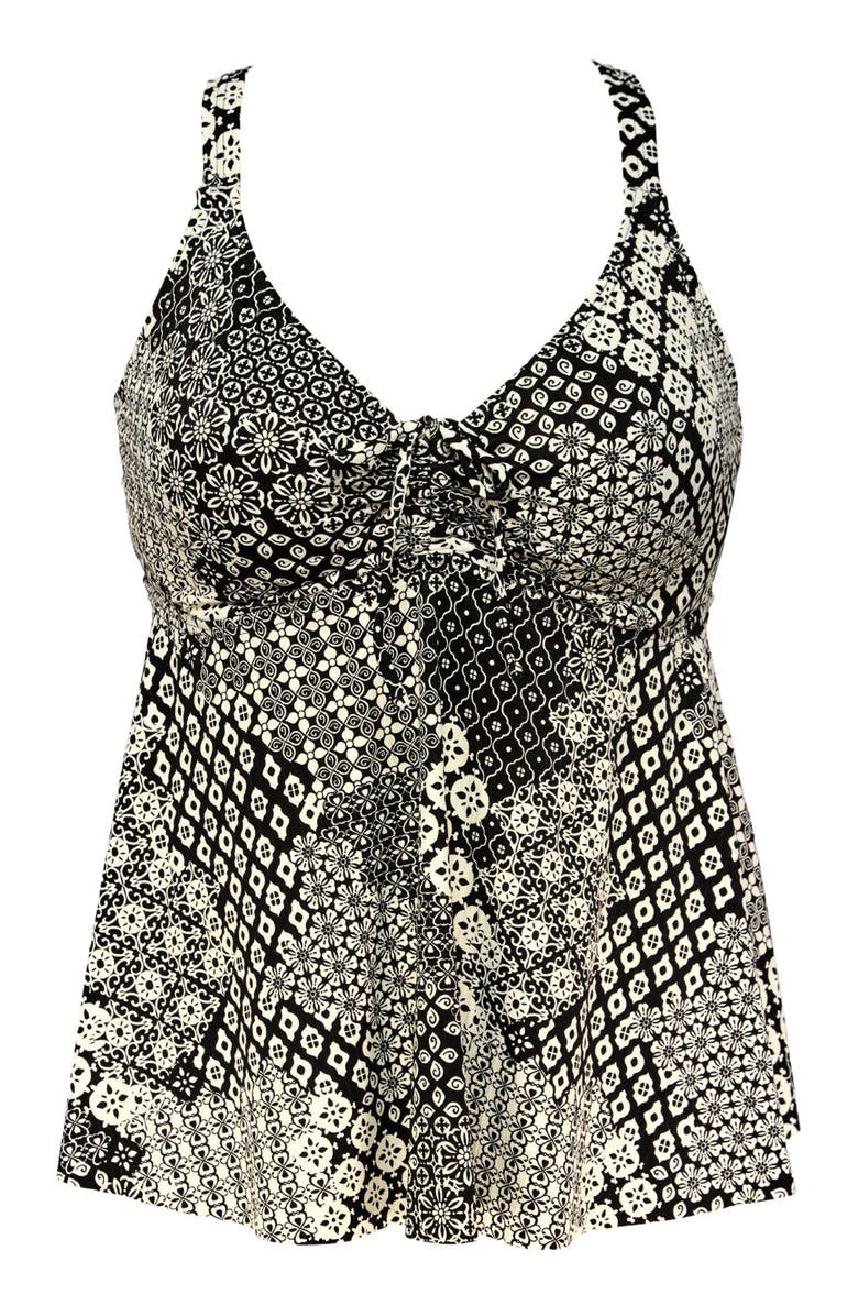 Sunsets Escape Marin Tankini Swimsuit Top, Alternate, color, Venice Seagrass Texture