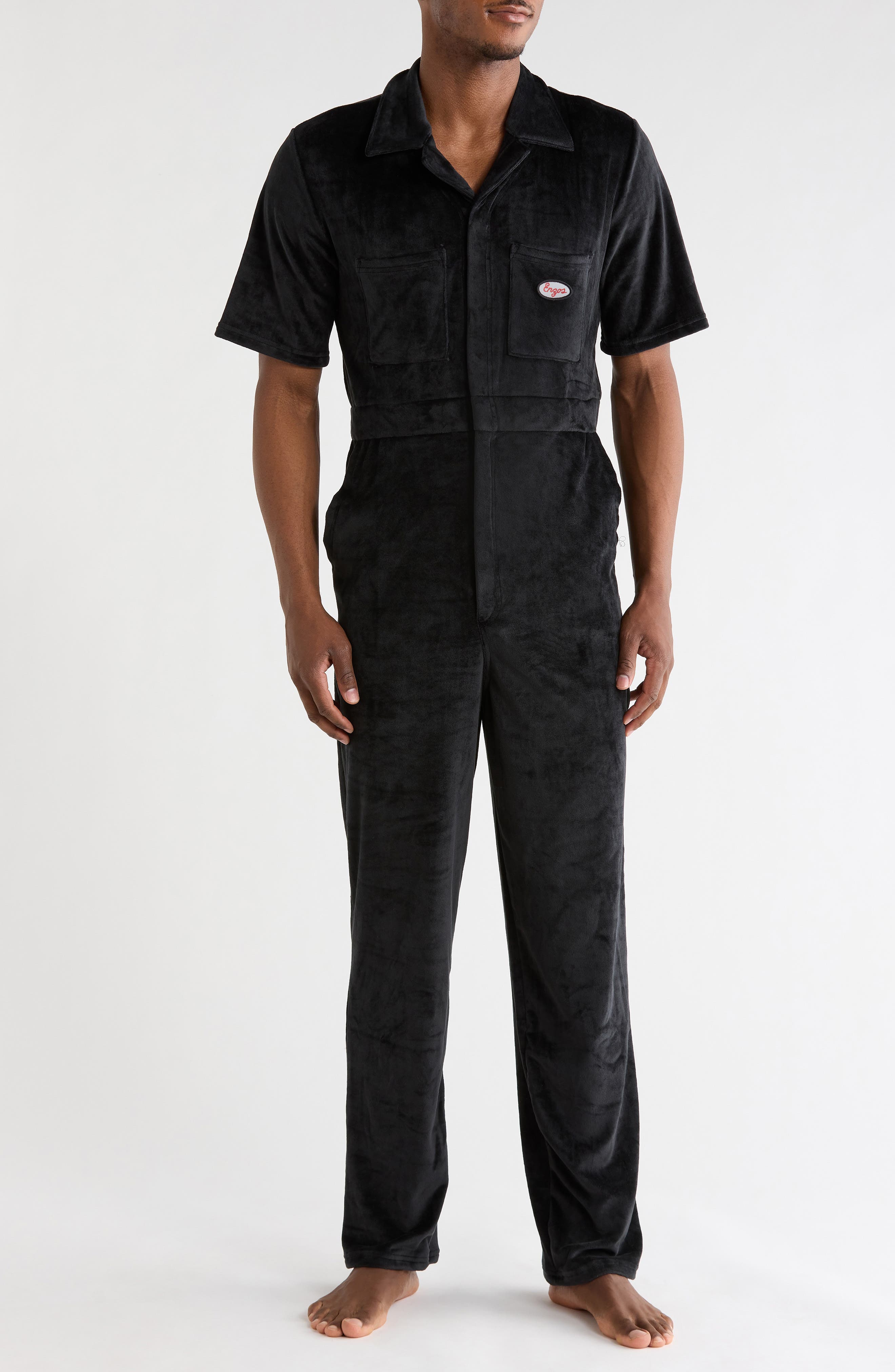 ENZOS INACTIVE WEAR Short Sleeve Coveralls