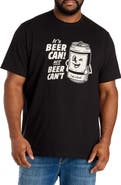 LIFE IS GOOD Big & Tall Beer Can Beer Can't Graphic Tee