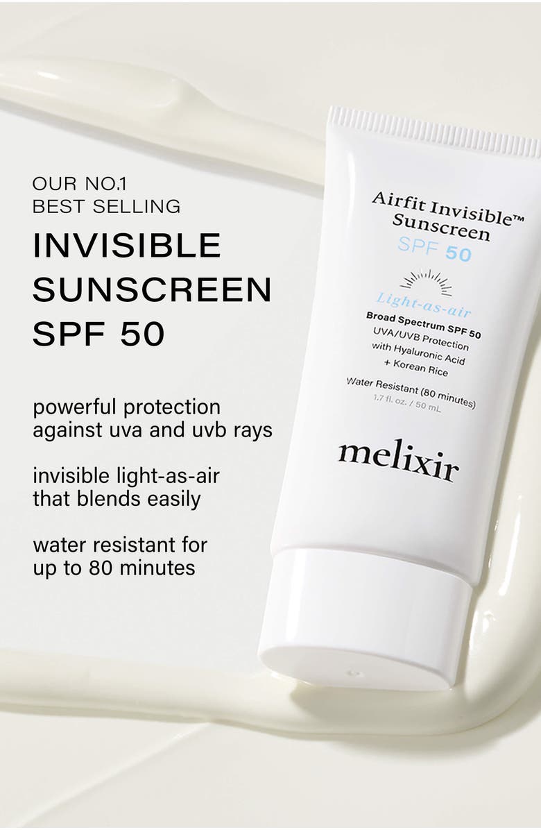 Melixir Airfit Invisible Sunscreen, Alternate, color, NO COLOR