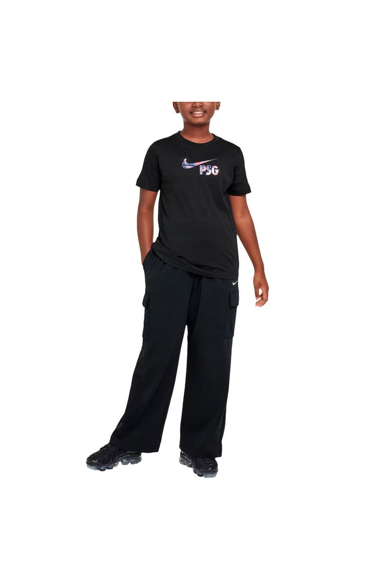 Nike Youth Nike Black Paris Saint-Germain Swoosh T-Shirt, Alternate, color, 