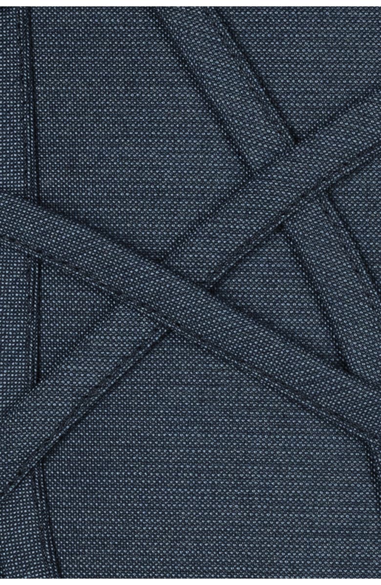 Elaine Smith Illusion Handmade dimensional applique Indoor
Outdoor Woven Accent Pillow, Alternate, color, Indigo