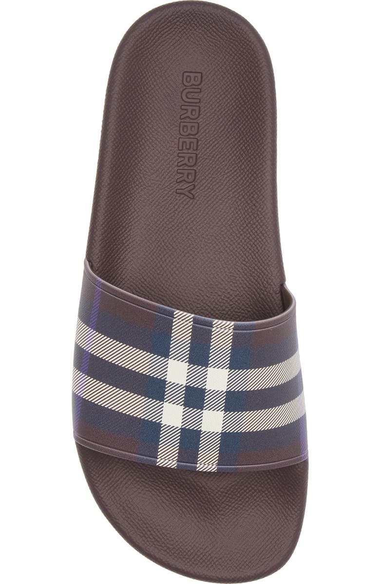 Burberry Furley Check Slide Sandal, Alternate, color,