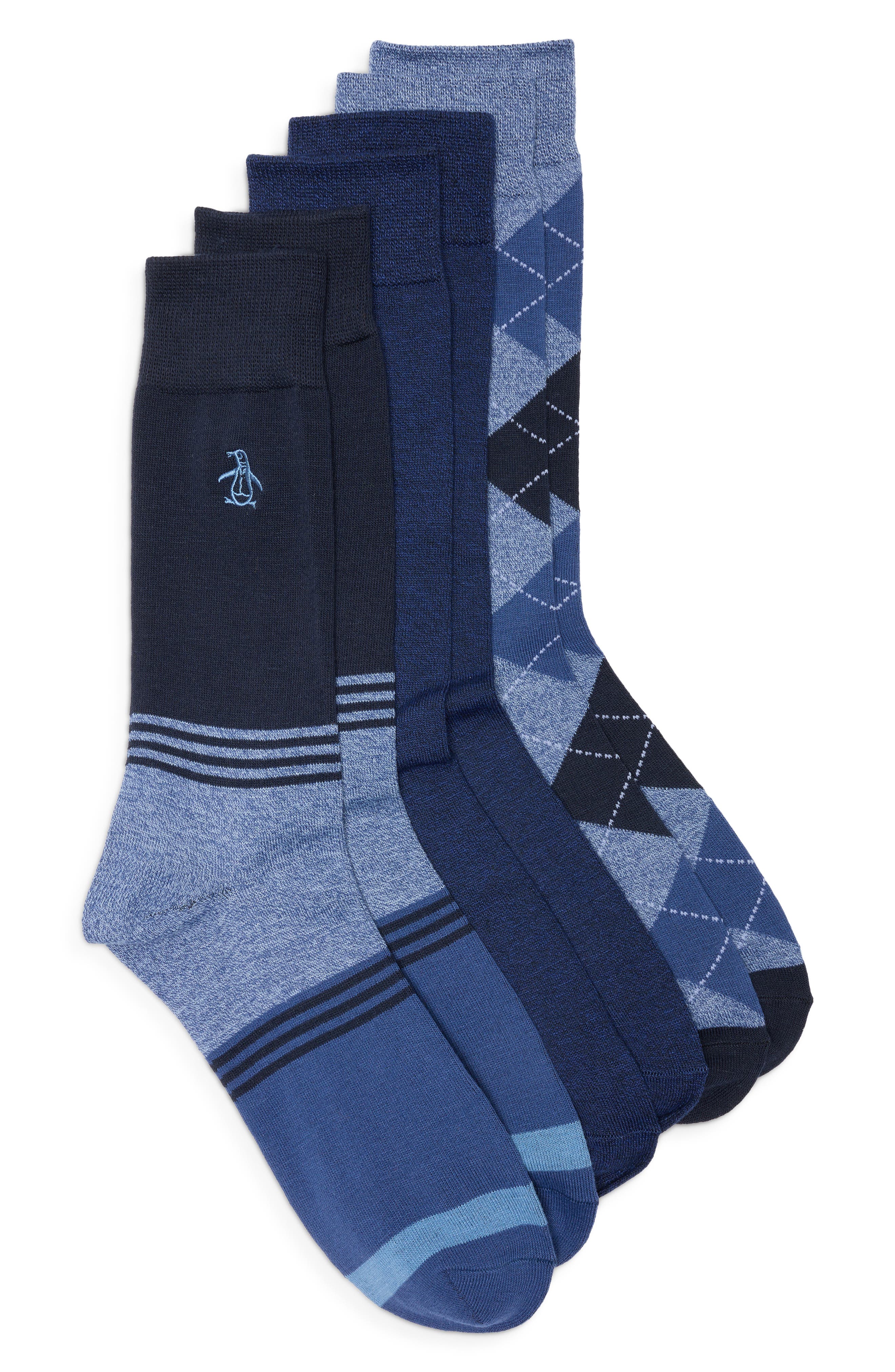 Marled Argyle Socks