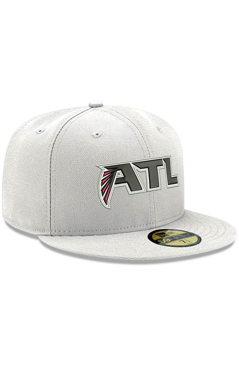 New Era Men's New Era White Atlanta Falcons Omaha ATL 59FIFTY Fitted Hat, Alternate, color, White
