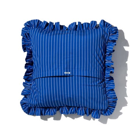 Shirt Fabric Ruffle Cushion Cover
