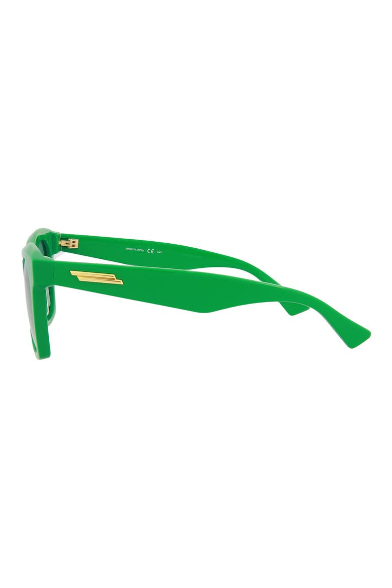 54mm Square Sunglasses, Alternate, color, GREEN GREEN GREEN