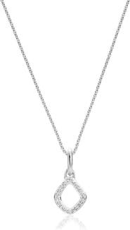 Monica Vinader Riva Mini Kite Diamond Pavé Pendant Charm