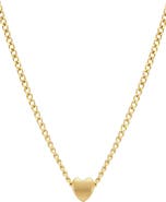 Adornia 18K Gold Plated Sterling Silver Heart Pendant Necklace