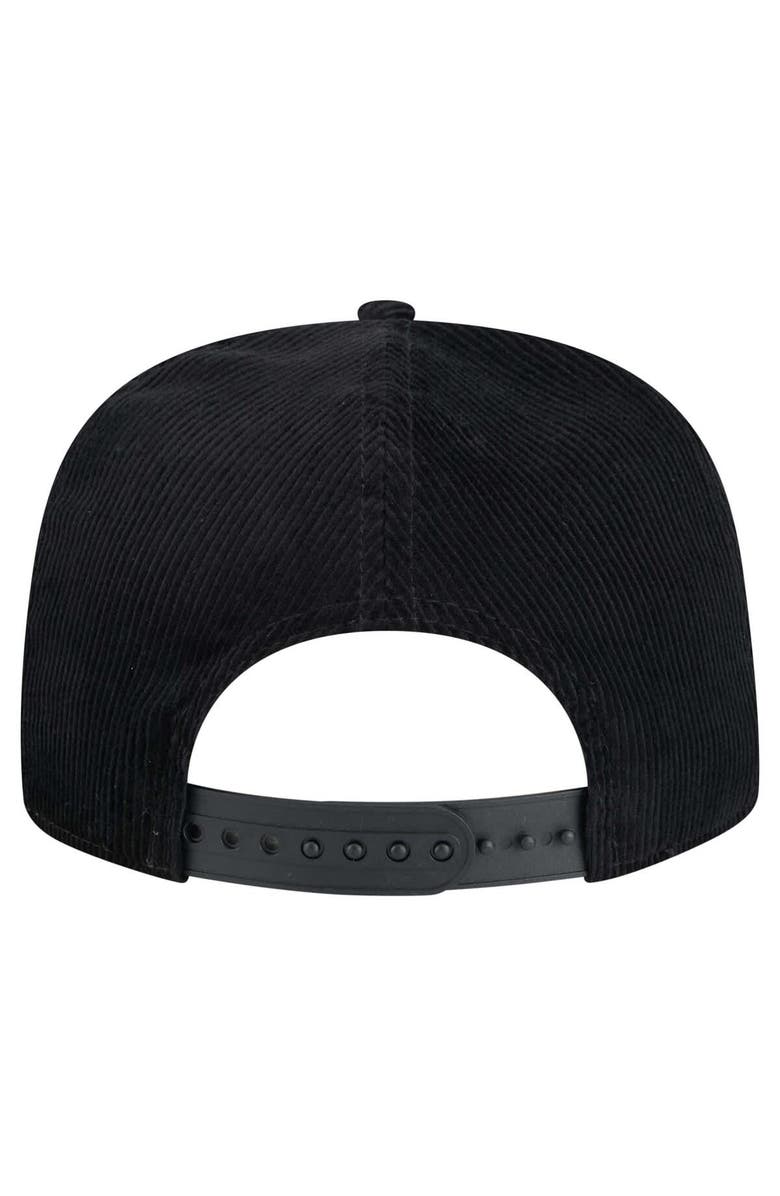 New Era Men's New Era Black Indianapolis Colts City Originals Corduroy Skipper Golfer Snapback Hat, Alternate, color, Black