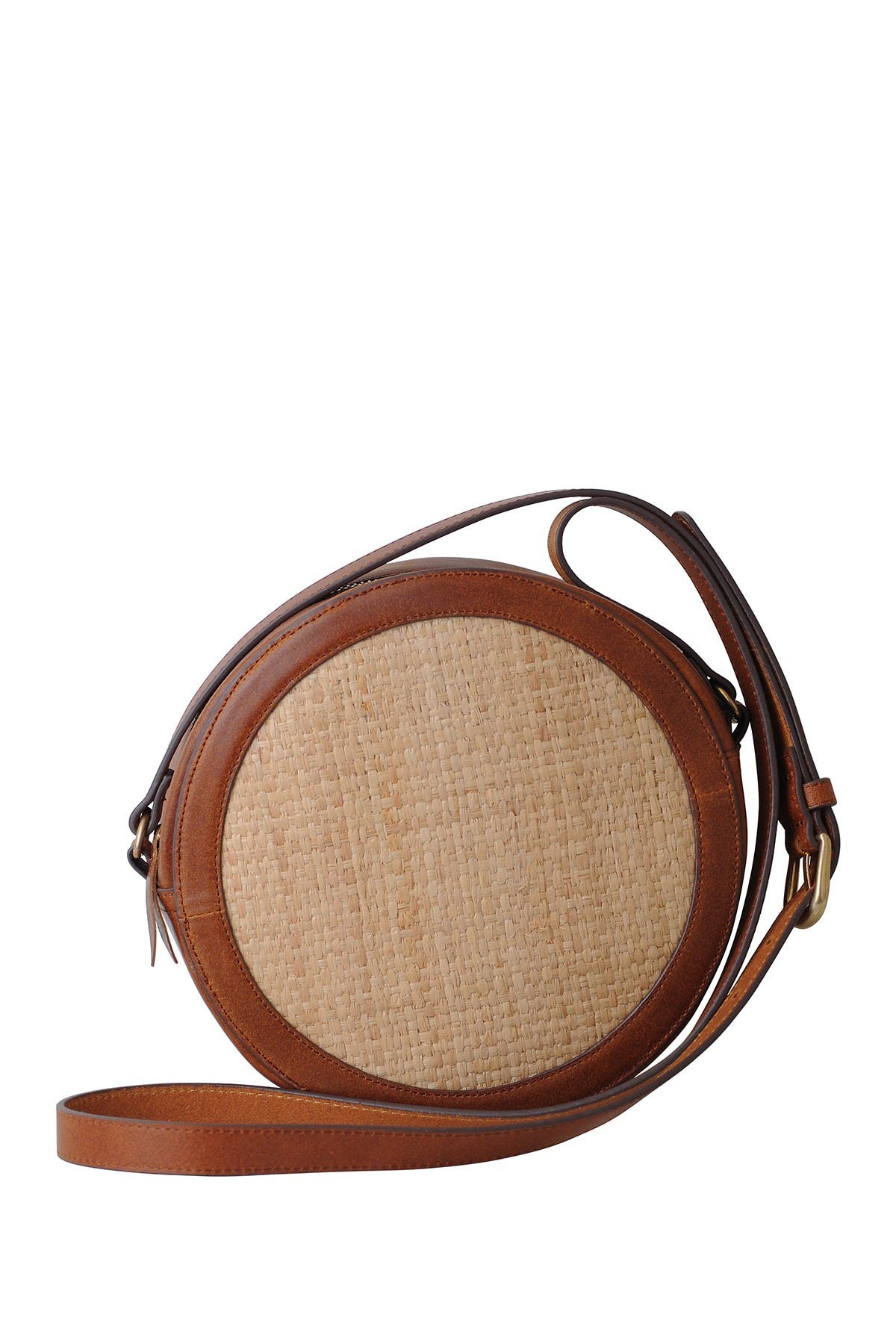 MOST WANTED USA Leather Trimmed Canteen Crossbody Bag, Alternate, color, 