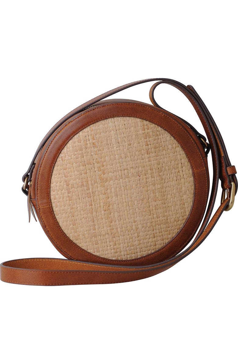 MOST WANTED USA Leather Trimmed Canteen Crossbody Bag, Alternate, color,