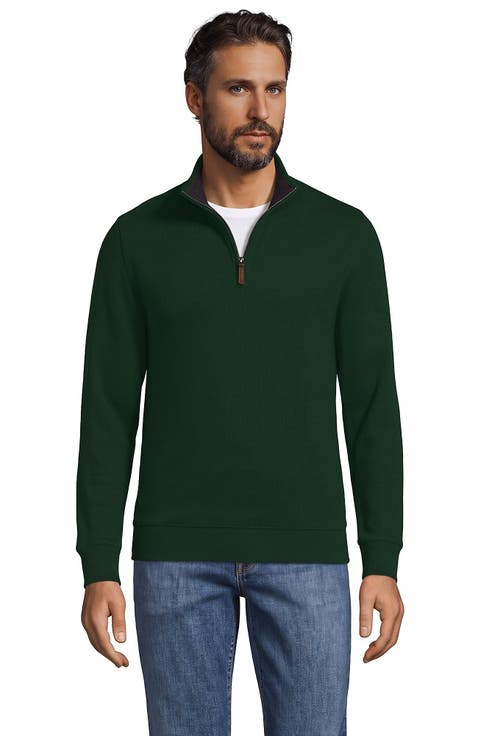 Bedford Rib Quarter Zip Pullover Sweater