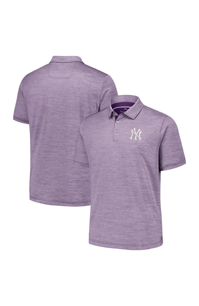 Tommy Bahama Men's Tommy Bahama Purple New York Yankees Sport San Raphael Island Zone Polo, Main, color,