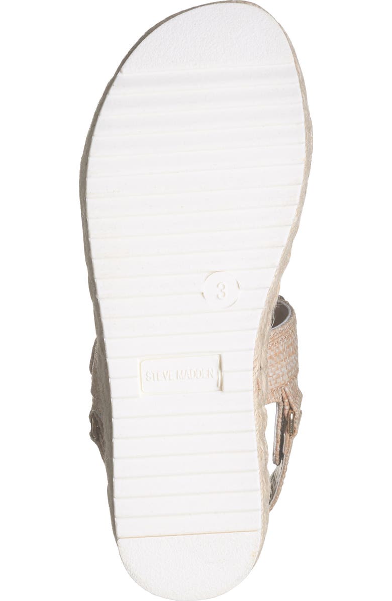 Steve Madden Kids' JBigbren Platform Sandal, Alternate, color, Natural