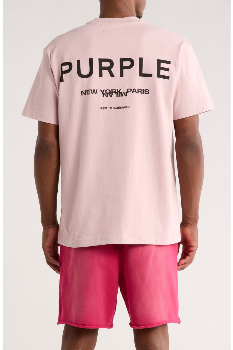 Logo Cotton Graphic T-Shirt, Alternate, color, PINK