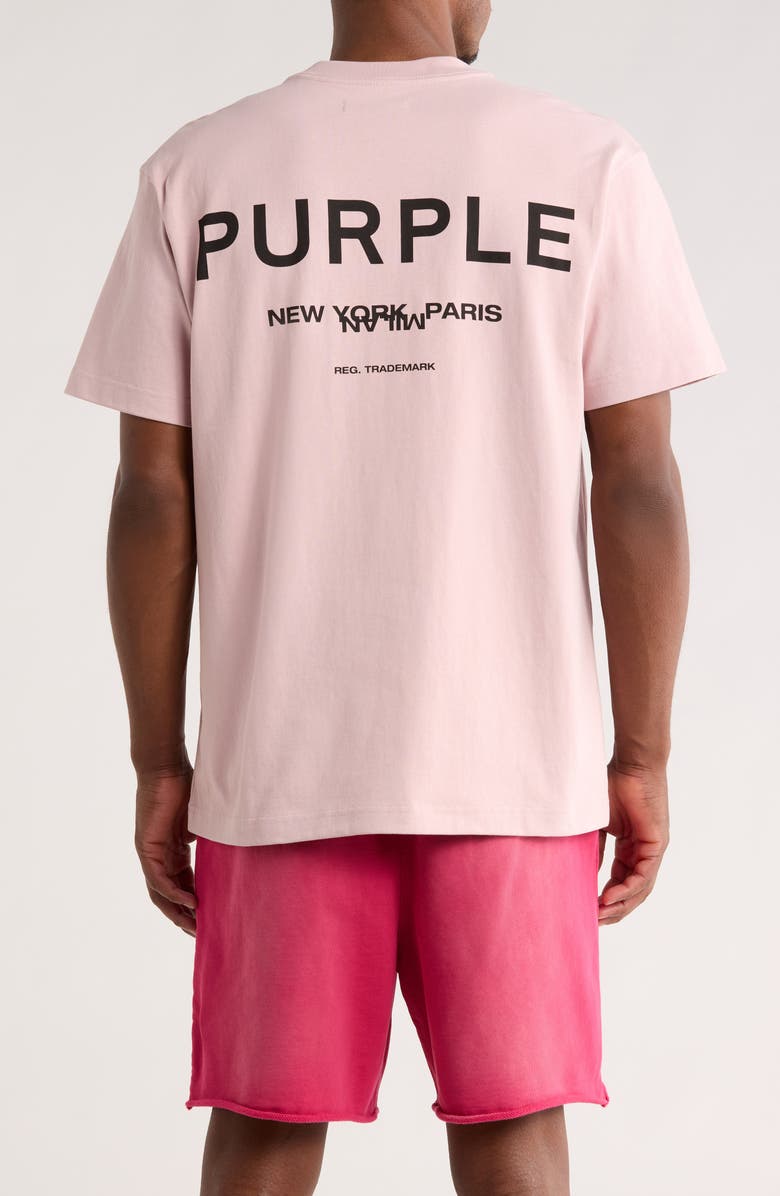 PURPLE BRAND Logo Cotton Graphic T-Shirt, Alternate, color, Pink