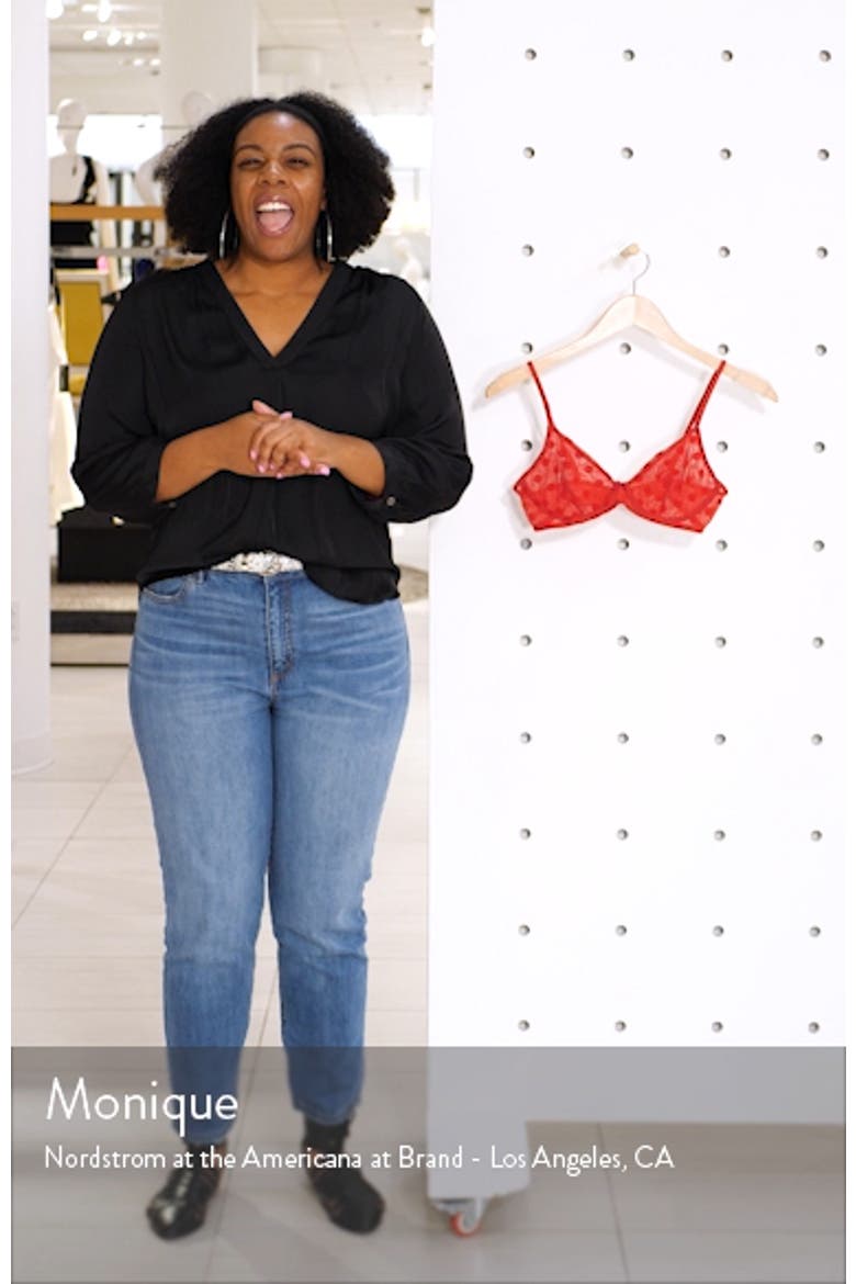 Mesh Polka Dot Underwire Bralette video