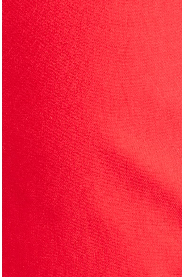 Florie Corset Chiffon Sleeve Minidress, Alternate, color, RED