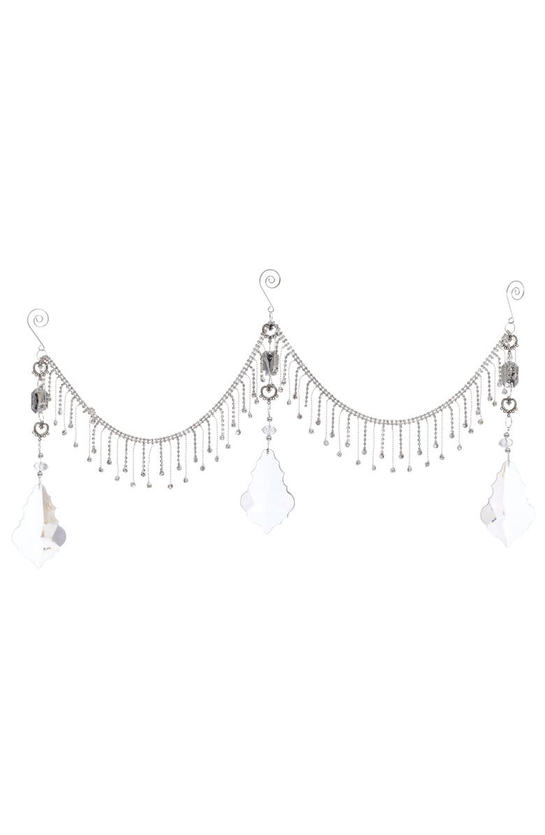 Mark Roberts Hanging Crystal Swag, Set of 2, Main, color, Silver