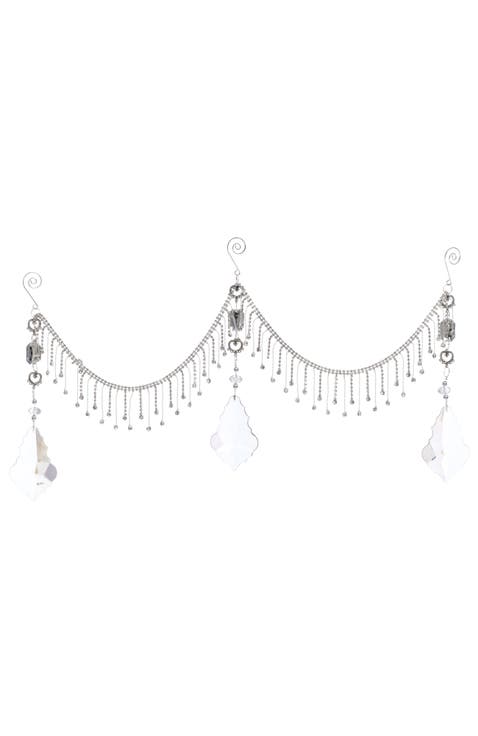 Hanging Crystal Swag, Set of 2