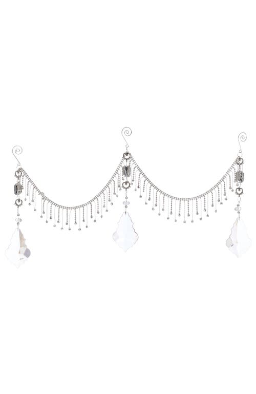 Mark Roberts Hanging Crystal Swag, Set Of 2 In Silver