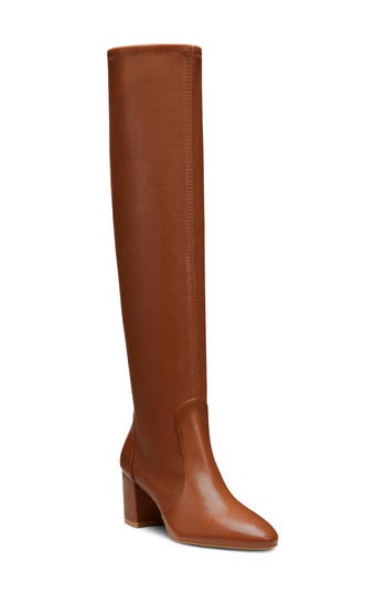 Stuart Weitzman Yuliana 85 Block Heel Slouch Boots