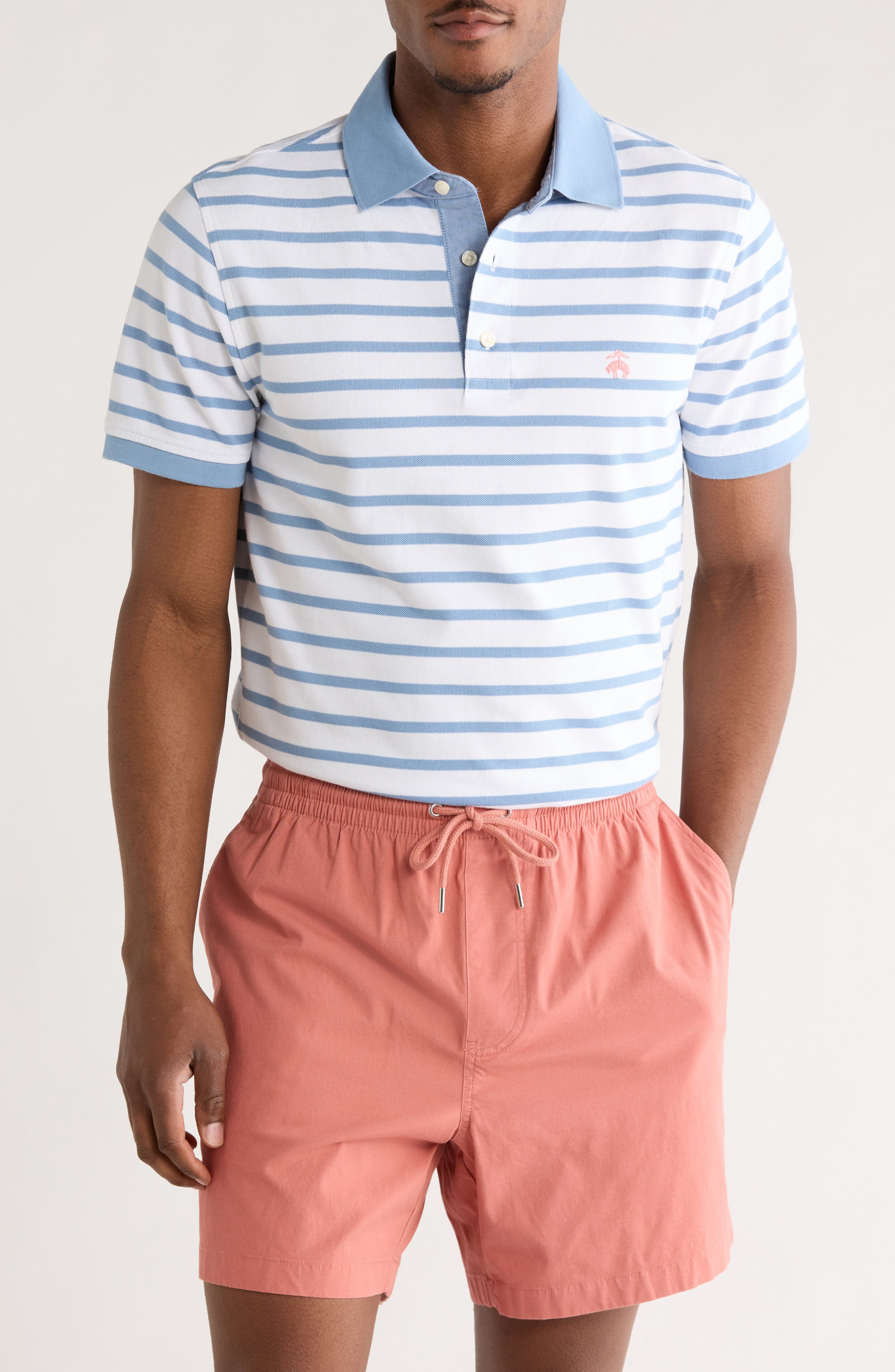 Brooks Brothers Short Sleeve Pique Polo