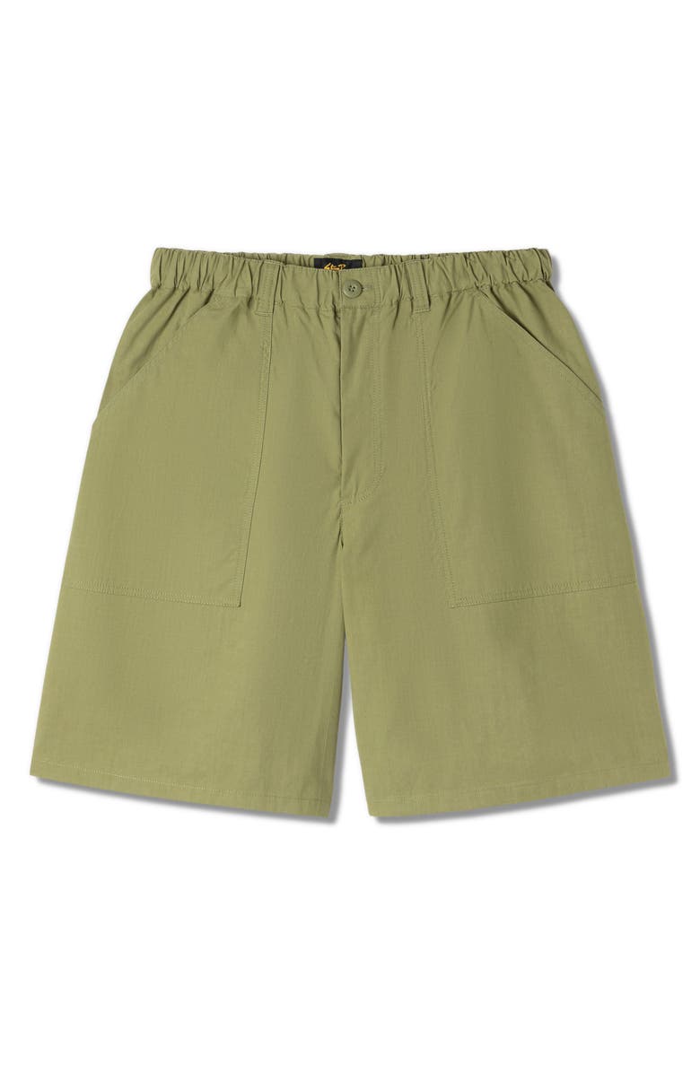 STAN RAY Jungle Cotton Shorts, Main, color, Olive