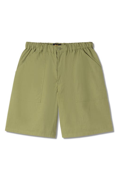 Stan Ray Jungle Cotton Shorts In Olive