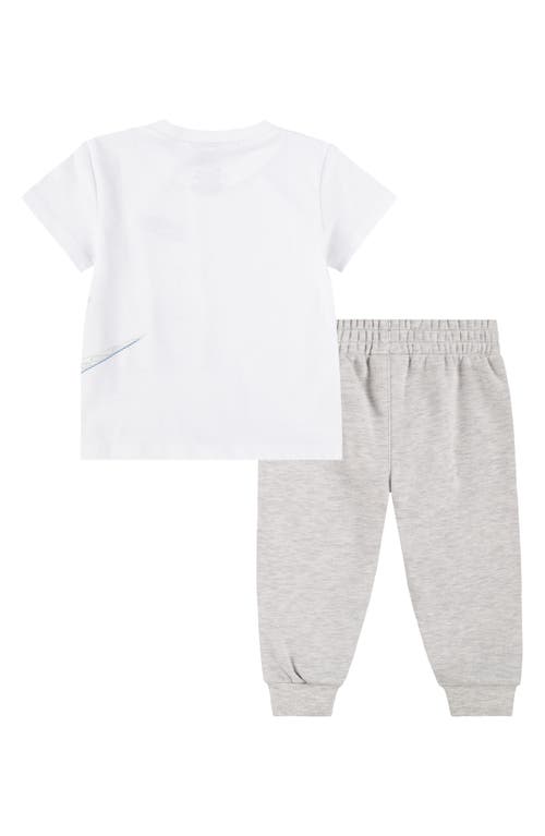 Nike Futura Swoosh T-shirt & Joggers Set In Gray