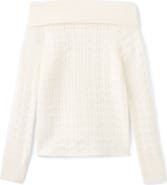 MANGO TEEN Off the Shoulder Sweater