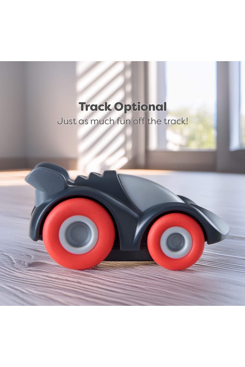 Kullerbu Black Speedster Race Car with Momentum Motor, Alternate, color, Black Multi
