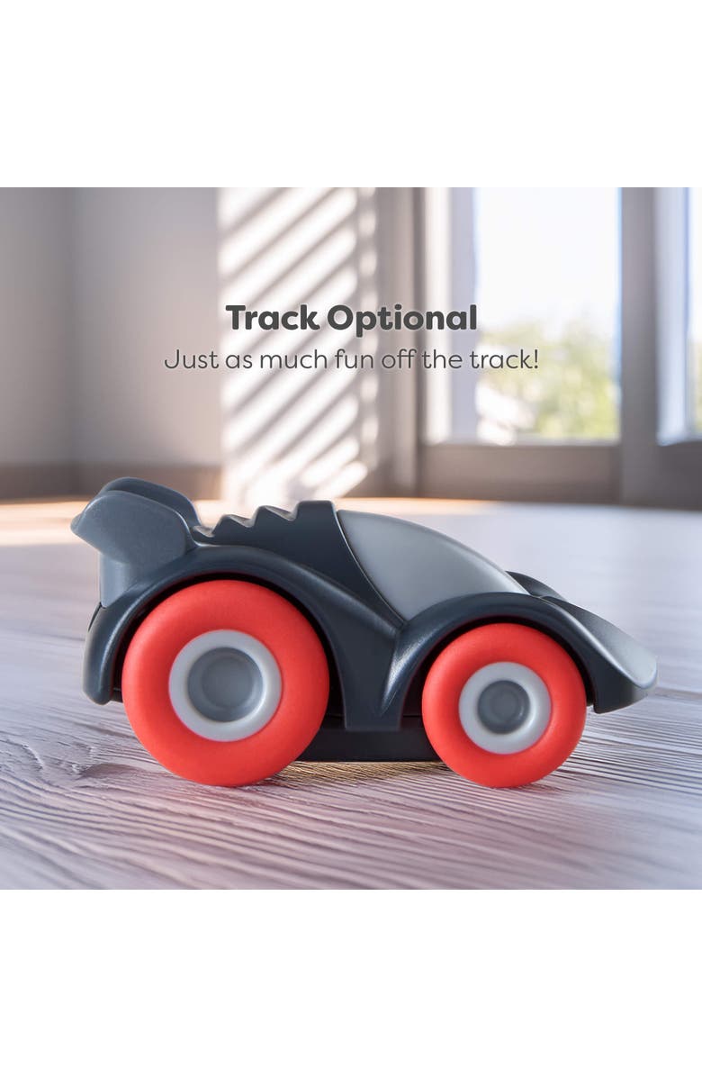 HABA Kullerbu Black Speedster Race Car with Momentum Motor, Alternate, color, Black Multi